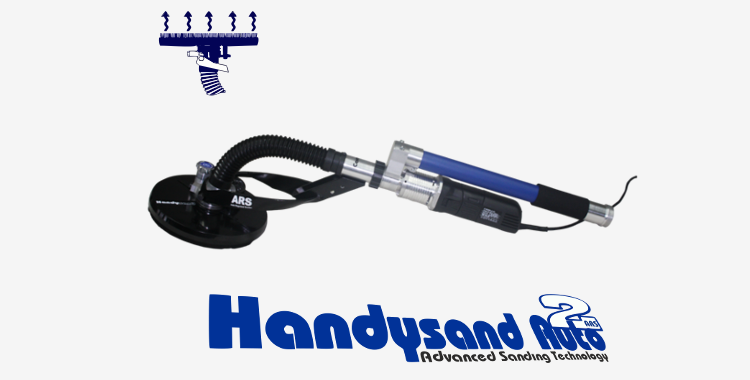 Handysand2 Maquina de lixar com efeito de sucção