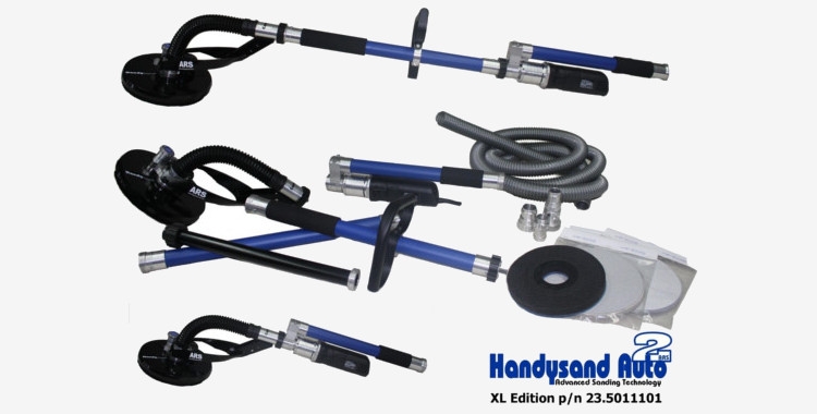 Handysand2 Maquina de lixar com efeito de sucção