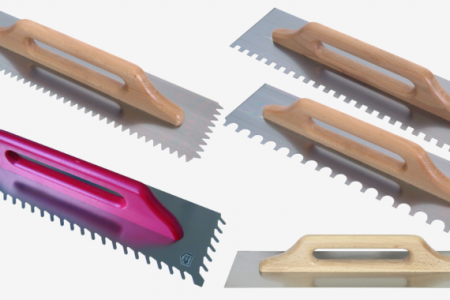 Espátulas dentadas grandes